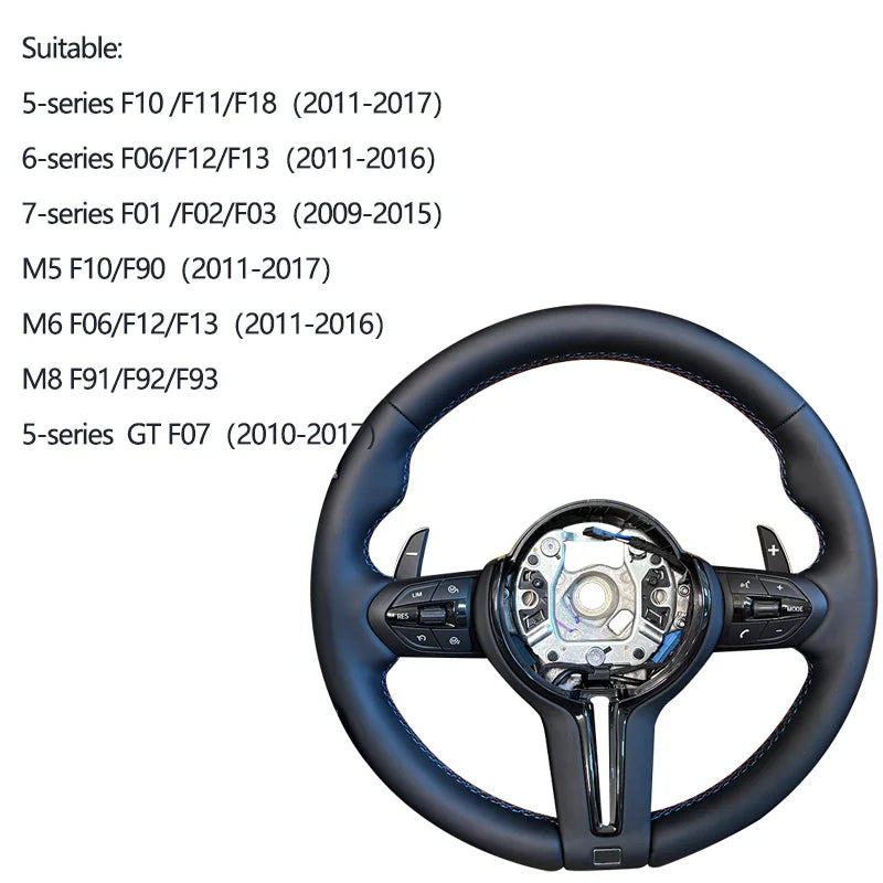 Perforated leather M Sporty Steering Wheel For BMW F01 F30 F10 F11 F20 F21 F25 F31 F34 F32 F33 F36 F22 F23 F46 F35 F80 F36 M3 M5
