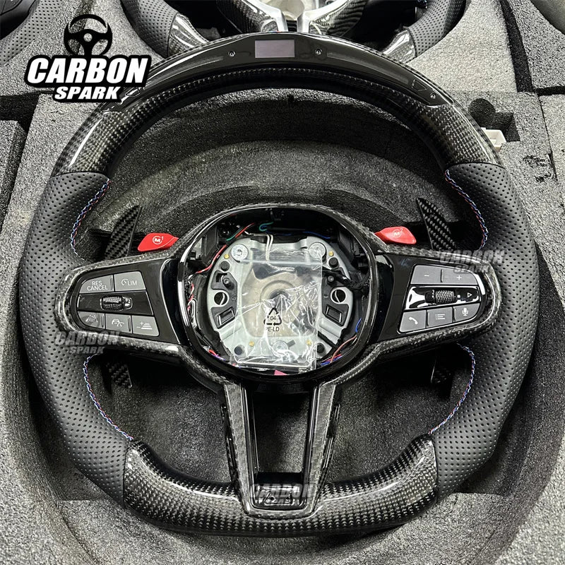 2026 NEW carbon fiber Steering Wheel for G20 G22 G30 G31 M2 G87 M3 G80 M4 G82 G42 M5 F90 F80 F82 F95 X3M F97 M340i M440i G G01 G