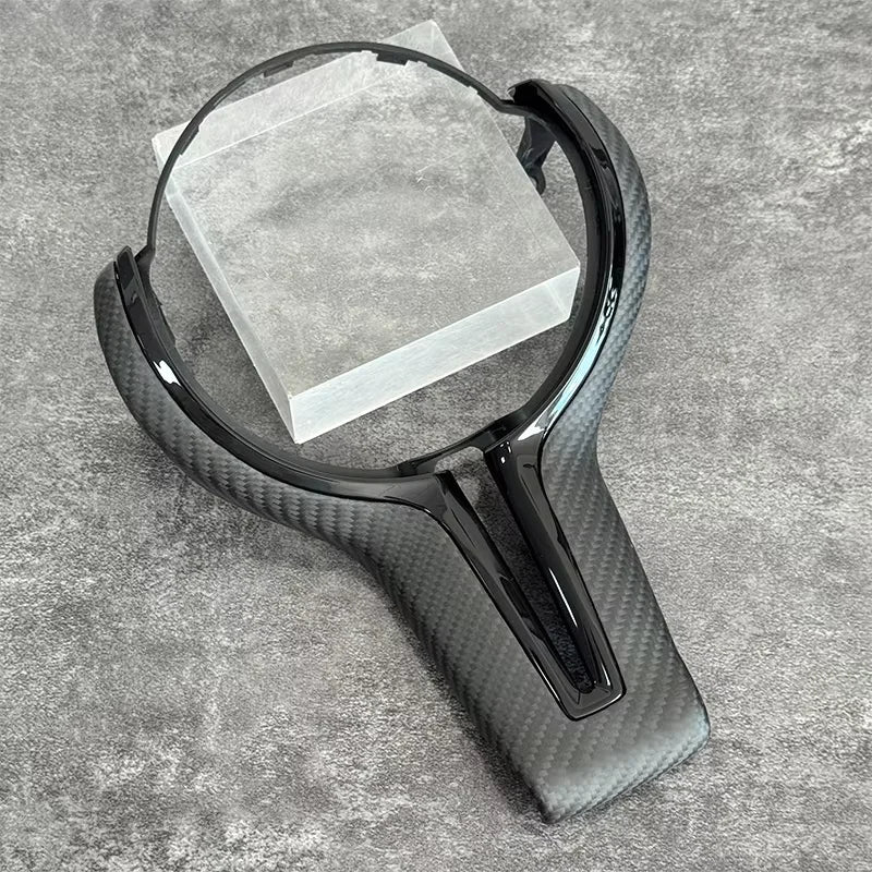 Suitable for BMW 12345 series F10 F20 F30 M2M3 M4M5 thong carbon fiber steering wheel cover with multi-color selection
