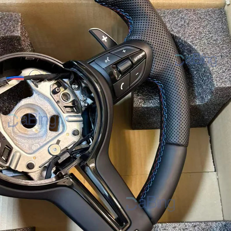 Perforated leather M Sporty Steering Wheel For BMW F01 F30 F10 F11 F20 F21 F25 F31 F34 F32 F33 F36 F22 F23 F46 F35 F80 F36 M3 M5