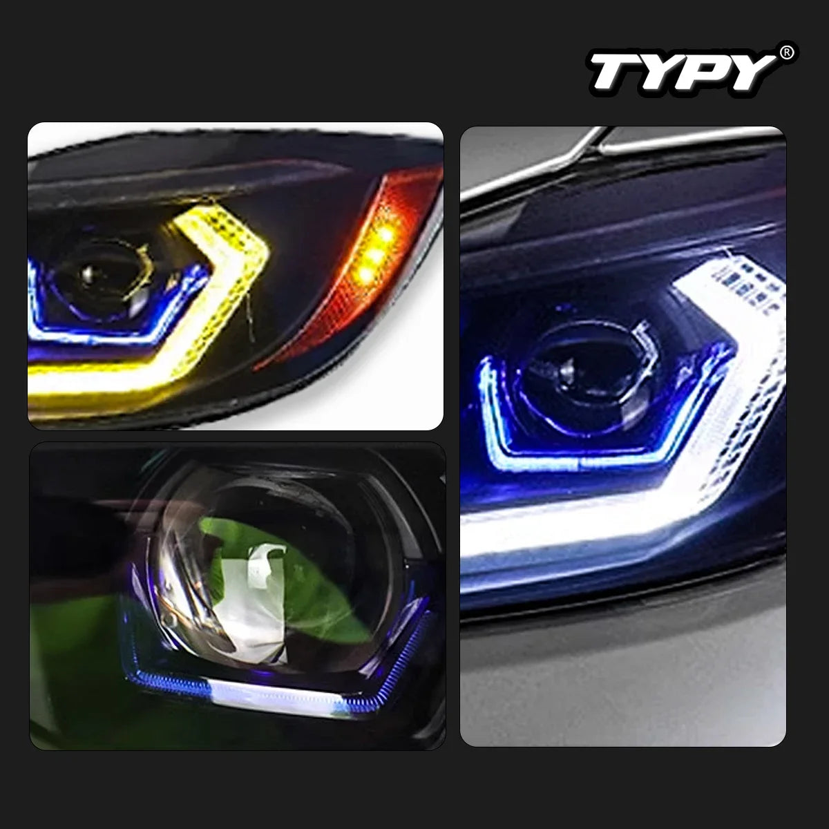 Car Lights For BMW 3 Series E90 Headlight 2005-2012 LED Projetor Head Lamp Daytime Running Light Automotive Accessories