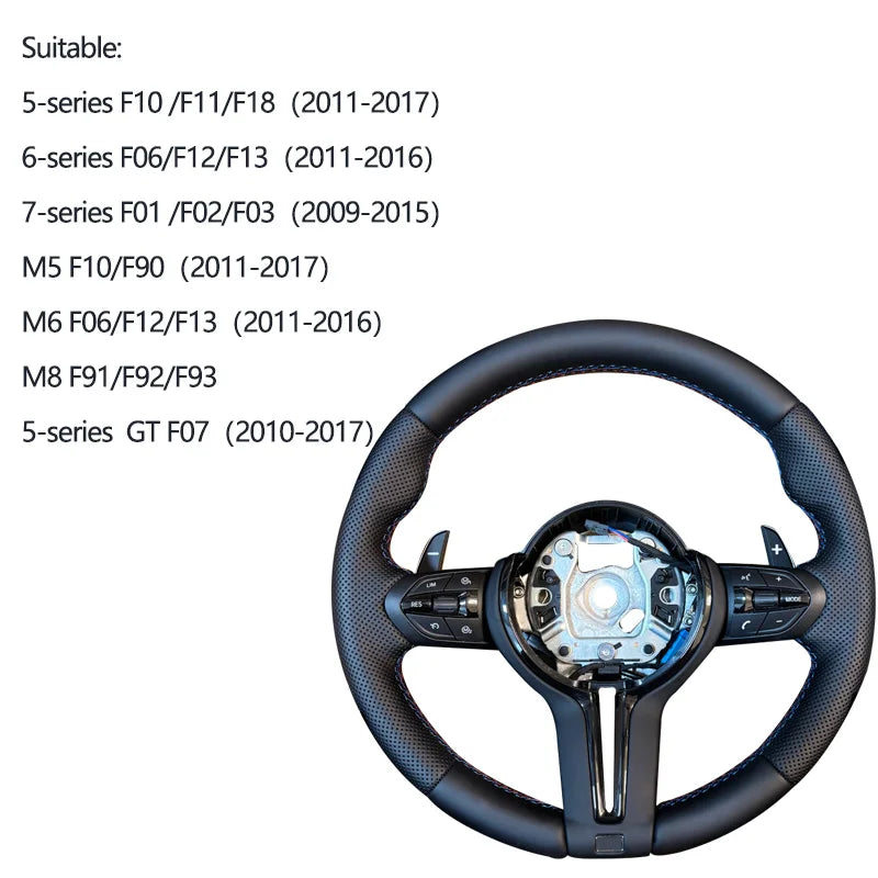 Perforated leather M Sporty Steering Wheel For BMW F01 F30 F10 F11 F20 F21 F25 F31 F34 F32 F33 F36 F22 F23 F46 F35 F80 F36 M3 M5