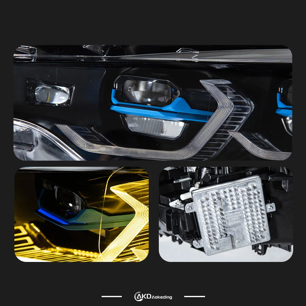 AKD Car Lights for BMW F32 LED Headlight 2012-2019 F36 F80 F33 DRL 425i 428i 430i 435i Signal Head Lamp Automotive Accessories