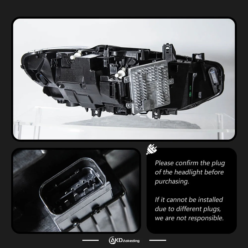 AKD Car Lights for BMW F32 LED Headlight 2012-2019 F36 F80 F33 DRL 425i 428i 430i 435i Signal Head Lamp Automotive Accessories