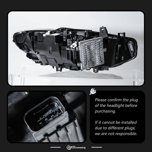 AKD Car Lights for BMW F32 LED Headlight 2012-2019 F36 F80 F33 DRL 425i 428i 430i 435i Signal Head Lamp Automotive Accessories
