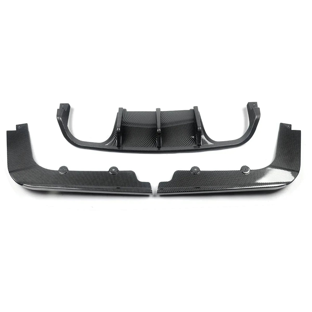 V-STYLE for BMW M3 E92 E93 Coupe Convertible 2doors Rear Bumper Diffuser Lip 2008 2009 2010 2012 2013 Carbon Fiber Look