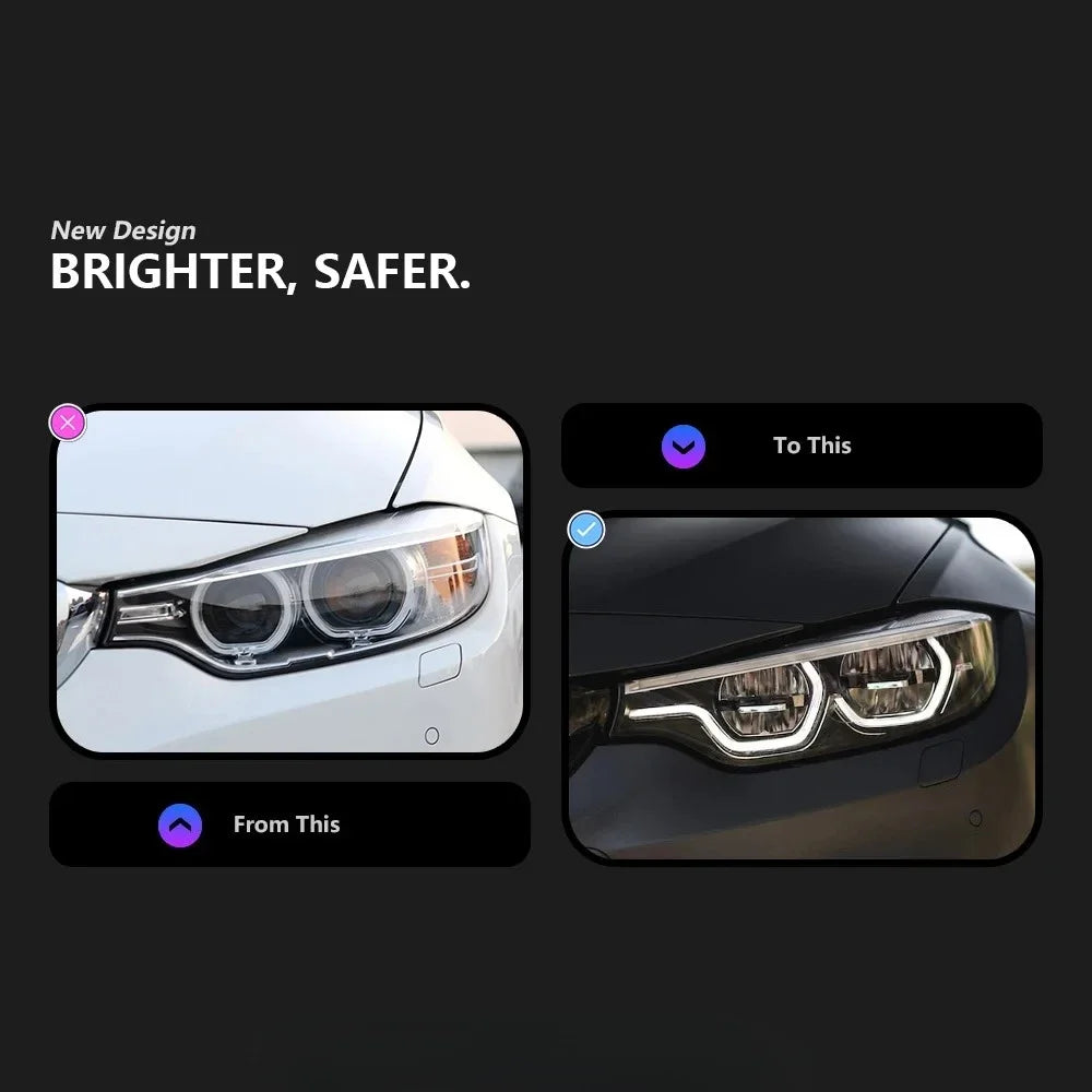 TYPY Car Styling for BMW F32 LED Headlight 2012-2019 F36 F80 F33 DRL 425i 428i 430i 435i Signal Head Lamp Auto Accessories