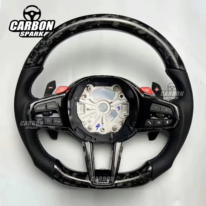 2026 NEW carbon fiber Steering Wheel for G20 G22 G30 G31 M2 G87 M3 G80 M4 G82 G42 M5 F90 F80 F82 F95 X3M F97 M340i M440i G G01 G
