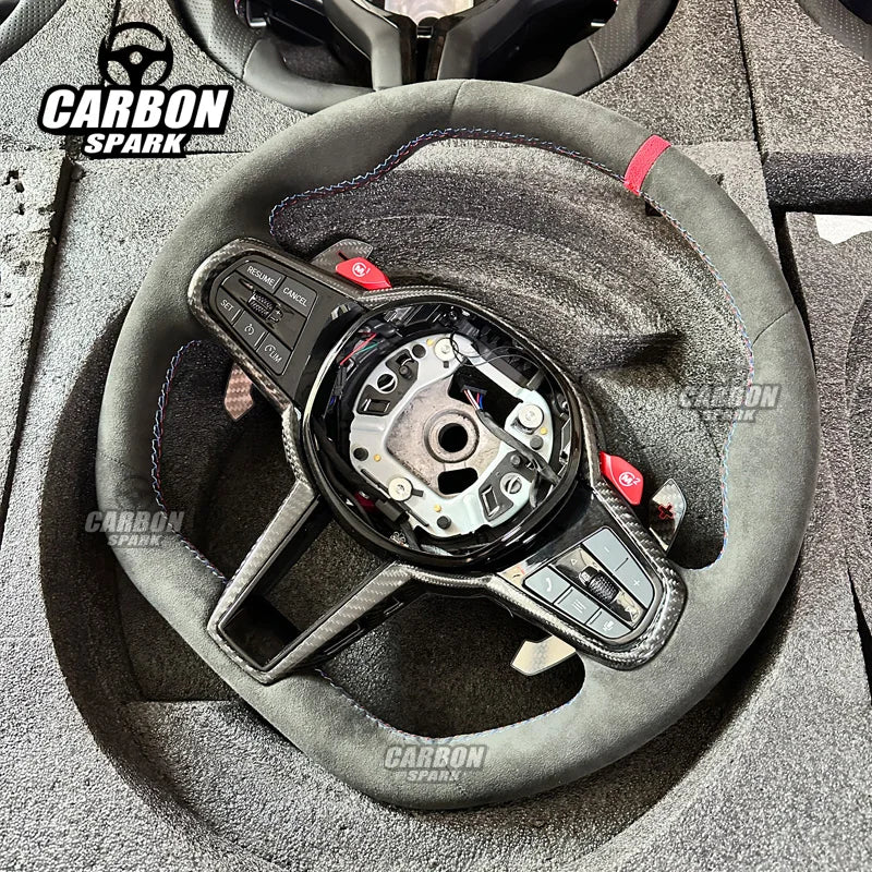 2026 NEW carbon fiber Steering Wheel for G20 G22 G30 G31 M2 G87 M3 G80 M4 G82 G42 M5 F90 F80 F82 F95 X3M F97 M340i M440i G G01 G