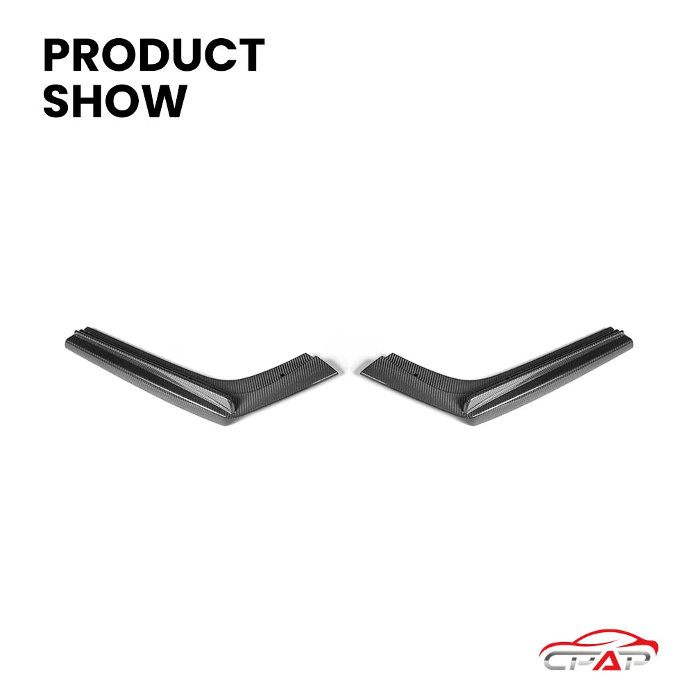 Real Dry Carbon Fiber Rear Diffuser Bumper Lip Splitter Body Kit For BMW M3 F80 M4 F82 F83 V Style 2014-2010