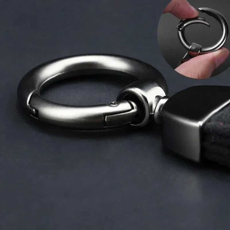 Fashion Suede Leather Car Keychain For BMW X1 X2 X3 F48 E84 U11 E83 F25 G01 X4 X5 X6 X7 E71 E70 F15 GT Auto Keychain Accessories