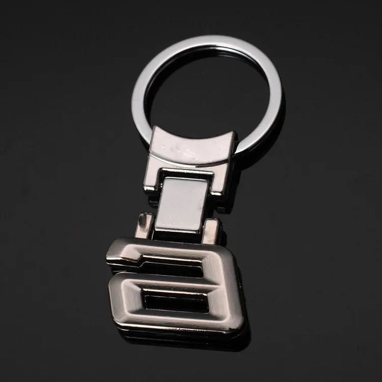 Zinc Alloy Key Ring Car Key Chain Metal Number Emblem Key Chain Car Accessory Charm Car Styling For BMW Auto X1 X3 X5 E3 E5 Z4