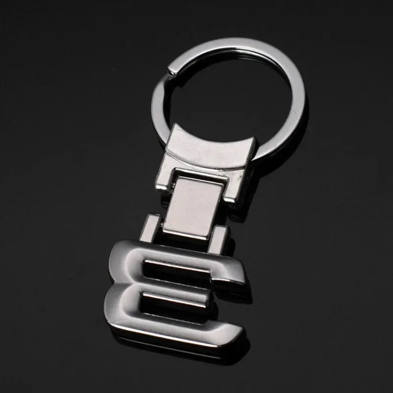 Zinc Alloy Key Ring Car Key Chain Metal Number Emblem Key Chain Car Accessory Charm Car Styling For BMW Auto X1 X3 X5 E3 E5 Z4