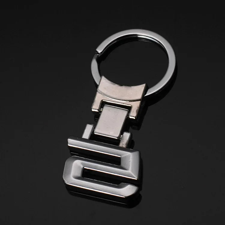Zinc Alloy Key Ring Car Key Chain Metal Number Emblem Key Chain Car Accessory Charm Car Styling For BMW Auto X1 X3 X5 E3 E5 Z4