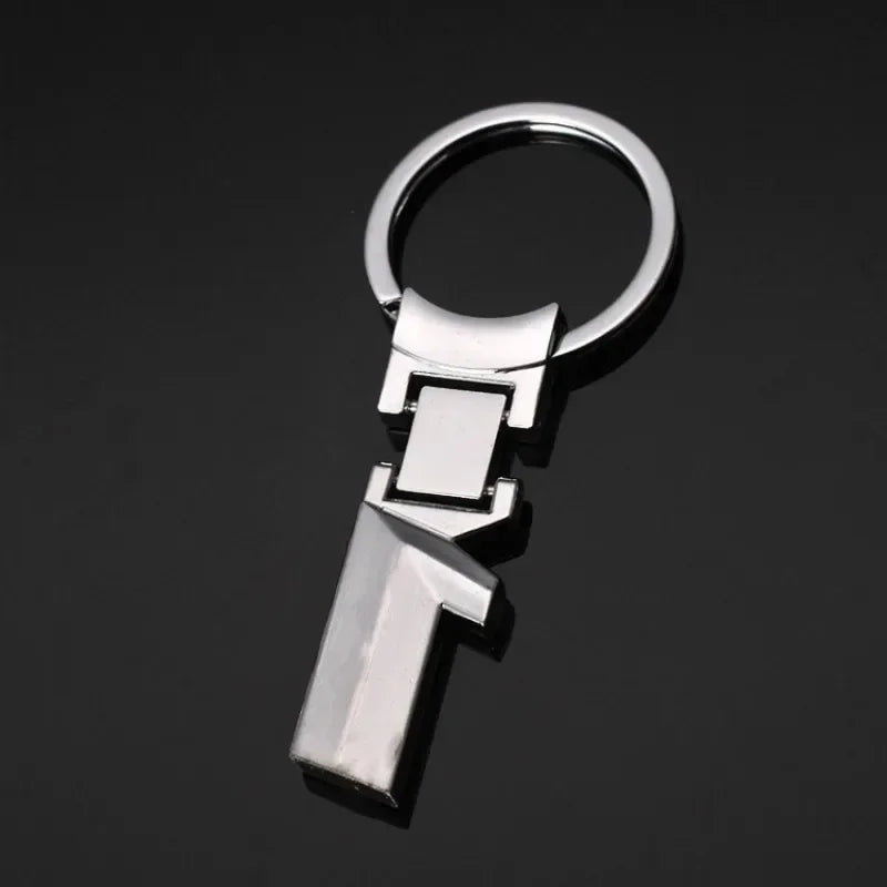 Zinc Alloy Key Ring Car Key Chain Metal Number Emblem Key Chain Car Accessory Charm Car Styling For BMW Auto X1 X3 X5 E3 E5 Z4