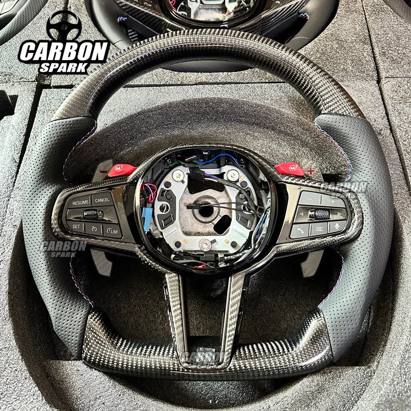 2026 NEW carbon fiber Steering Wheel for G20 G22 G30 G31 M2 G87 M3 G80 M4 G82 G42 M5 F90 F80 F82 F95 X3M F97 M340i M440i G G01 G