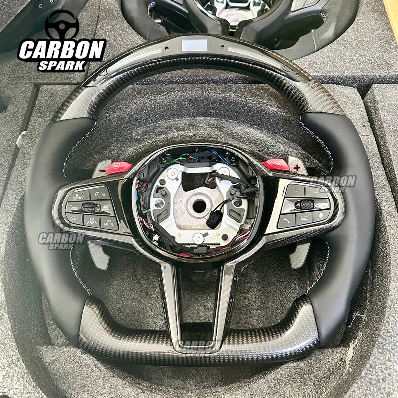 2026 NEW carbon fiber Steering Wheel for G20 G22 G30 G31 M2 G87 M3 G80 M4 G82 G42 M5 F90 F80 F82 F95 X3M F97 M340i M440i G G01 G